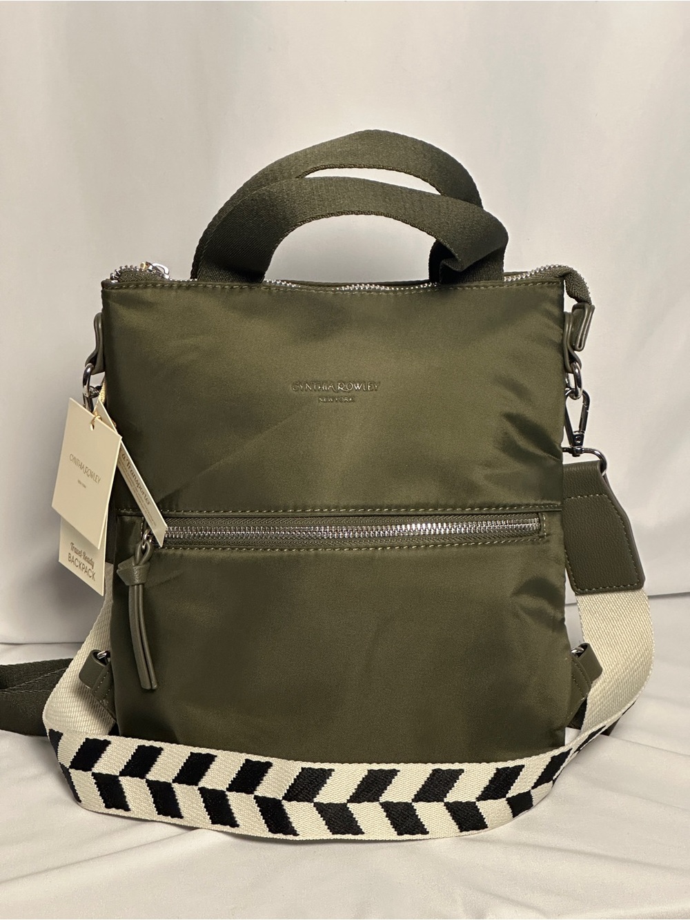 Cynthia Rowley Olive Convertible Handbag / Backpack